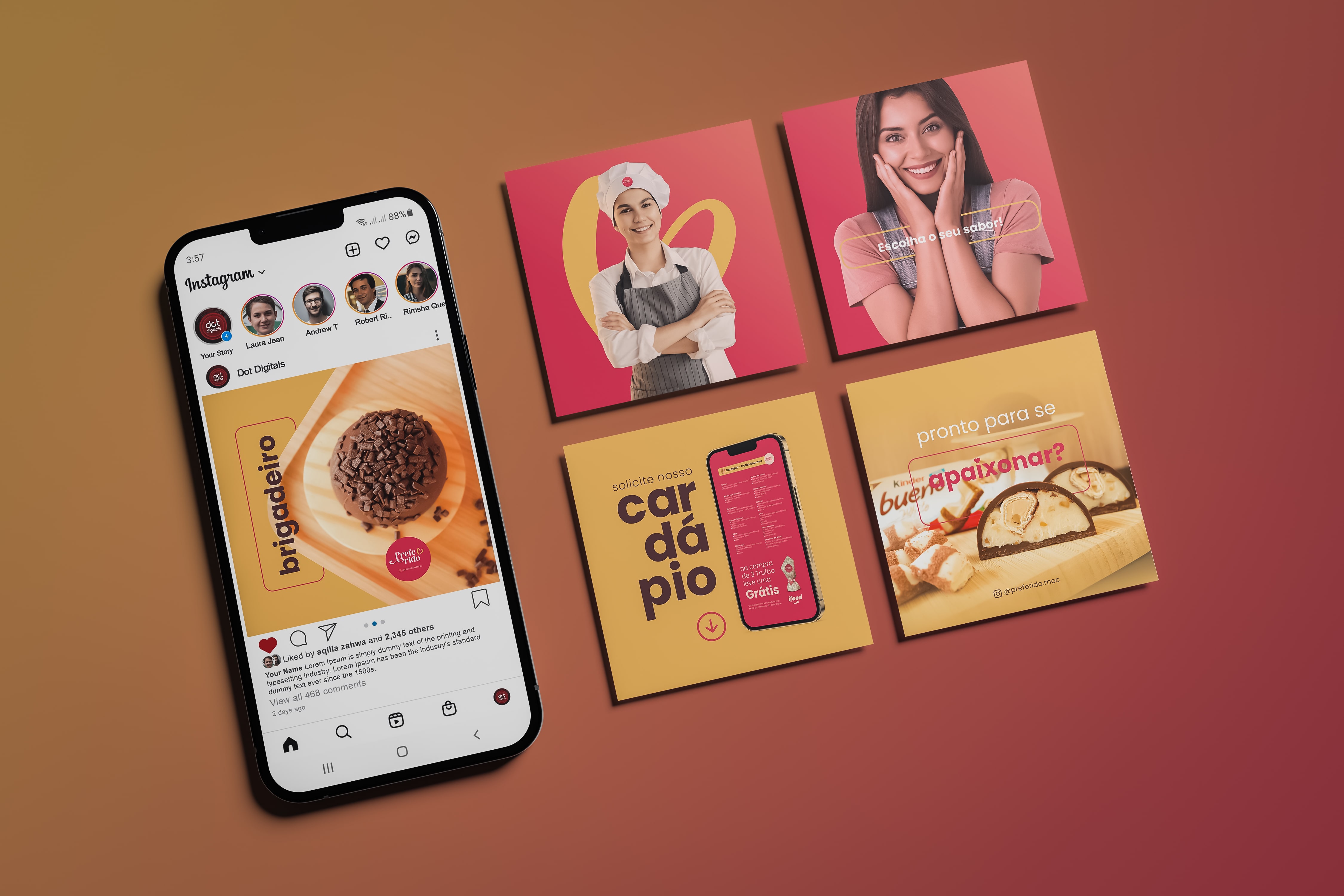 Italian Fashion marketing project preview